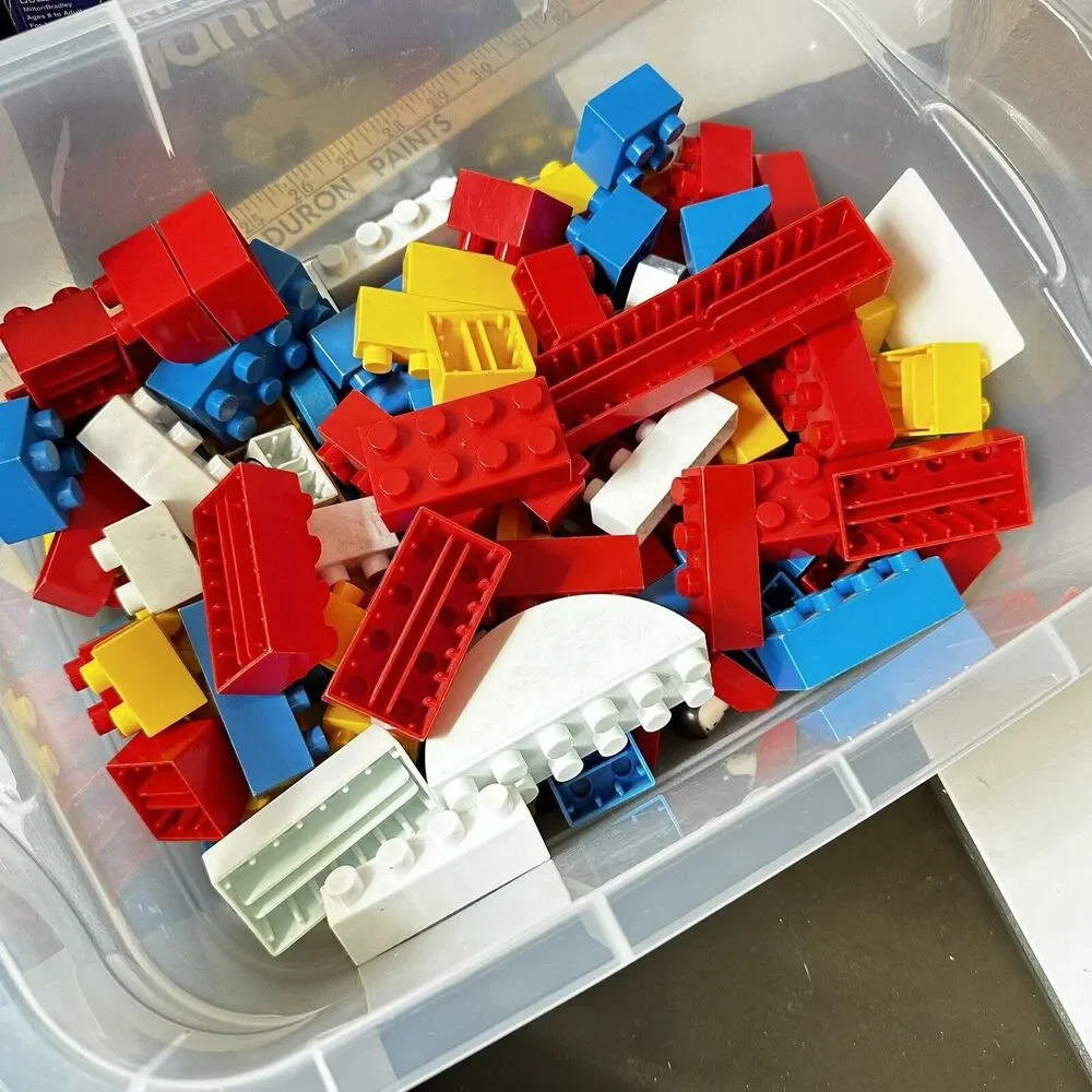 Old vintage Kawada Dia Building Blocks Japan 60s 70s Lego Duplo Compatible Retro